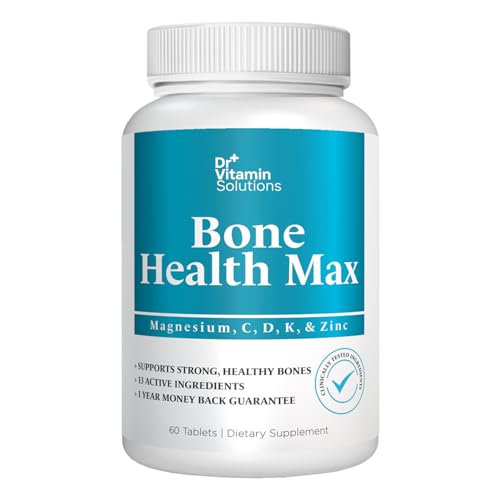 Bone Health Max - Calcium & Magnesium  with Vitamin D3, Bromelain & Ipriflavone - 60 Capsules