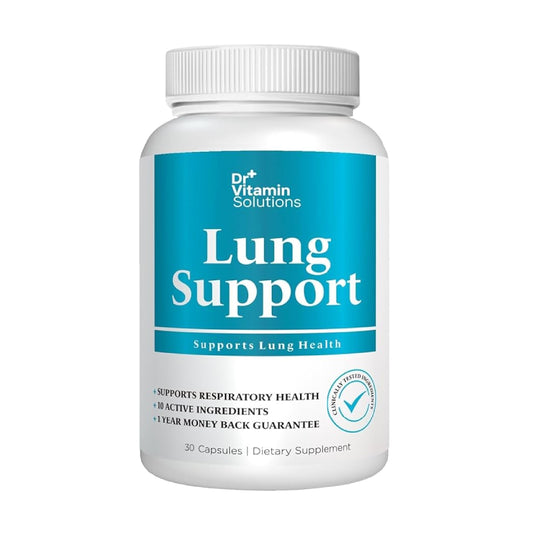 Lung Support - With Vitamin C, Cordyceps, Butterbur & Nettle Leaf -  30 Capsules