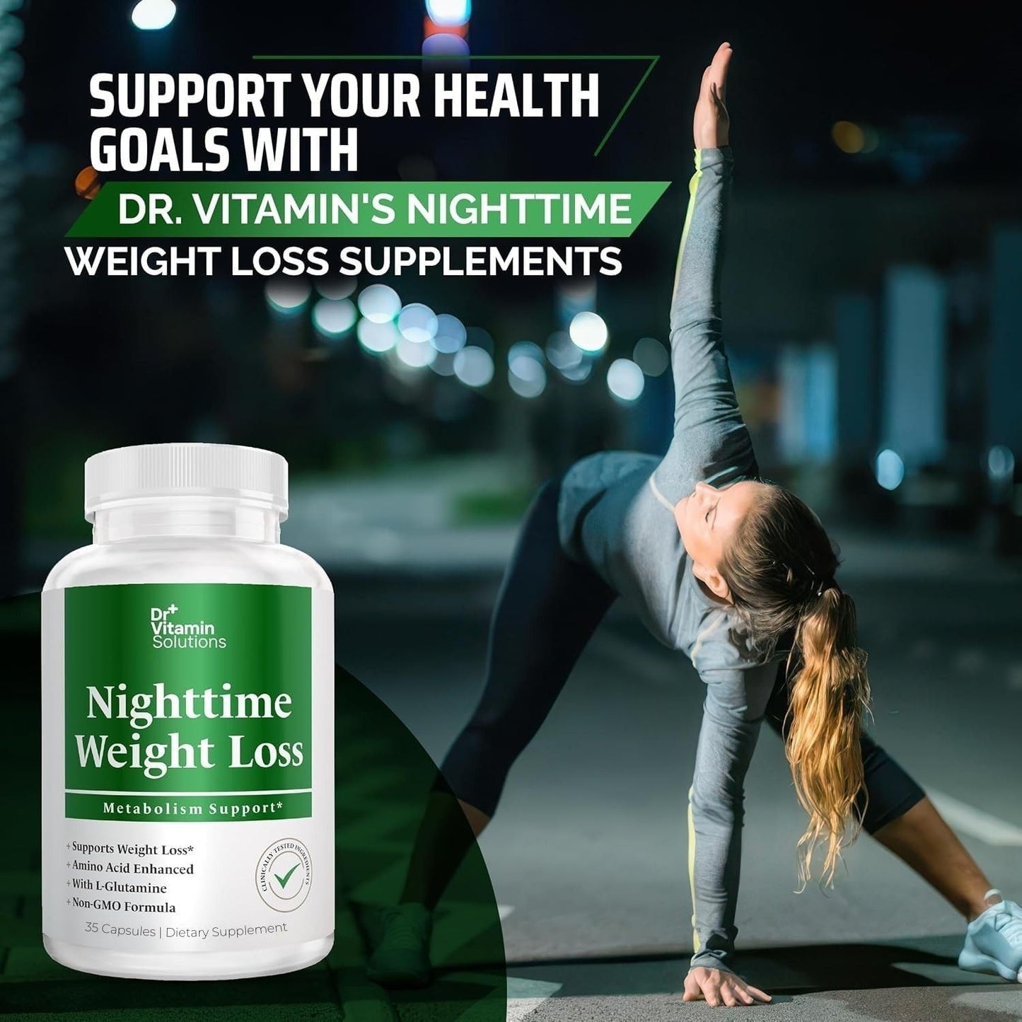 Nighttime Weight Loss - Metabolism Support - 35 Capsules