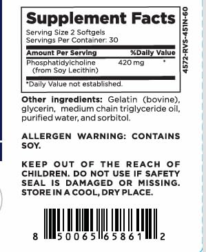 Dr Vitamin Phosphatidylcholine Softgels, 420mg, 60 Softgels