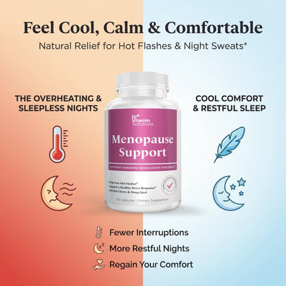 Dr Vitamin Menopause Support* - Soy Isoflavones + Herbal Blend - Women’s Midlife Wellness, 60 Capsules
