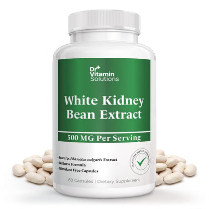 Dr Vitamin White Kidney Bean Extract 500 mg, 60 Vegetable Capsules