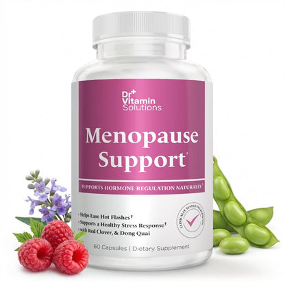 Dr Vitamin Menopause Support* - Soy Isoflavones + Herbal Blend - Women’s Midlife Wellness, 60 Capsules