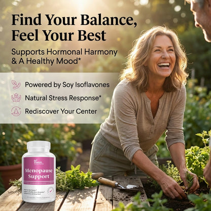 Dr Vitamin Menopause Support* - Soy Isoflavones + Herbal Blend - Women’s Midlife Wellness, 60 Capsules