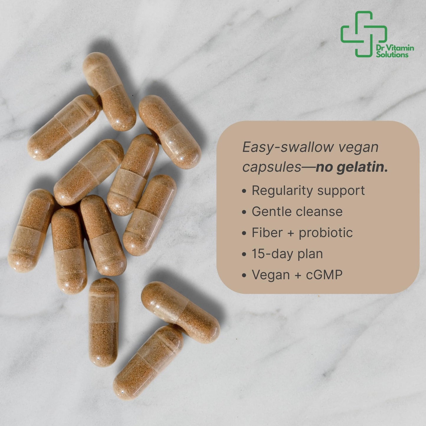 15 Day Cleanse – Natural Colon Detox & Digestive Support with Senna, Aloe Vera, Cascara Sagrada & Probiotics – Gentle, Vegan, 15-Day Cleansing Program
