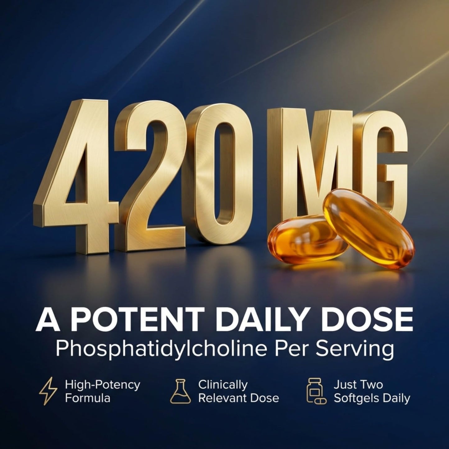 Dr Vitamin Phosphatidylcholine Softgels, 420mg, 60 Softgels
