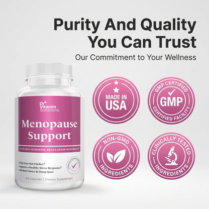 Dr Vitamin Menopause Support* - Soy Isoflavones + Herbal Blend - Women’s Midlife Wellness, 60 Capsules