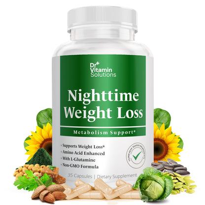Nighttime Weight Loss - Metabolism Support - 35 Capsules