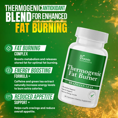Thermogenic Fat Burner for Women and Men - Appetite Suppressant for Weight Loss