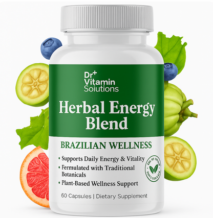 Brazilian Wellness Blend – Herbal Energy Support - 60/120 Capsules