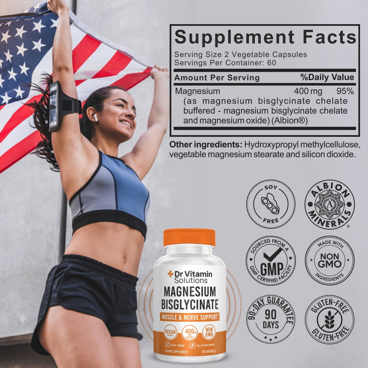 Magnesium Bisglycinate 400mg (120 ct)