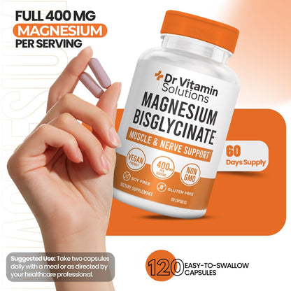 Magnesium Bisglycinate 400mg (120 ct)